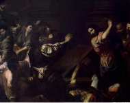 Valentin de Boulogne Expulsion of the Money-Changers from the Temple  - Hermitage